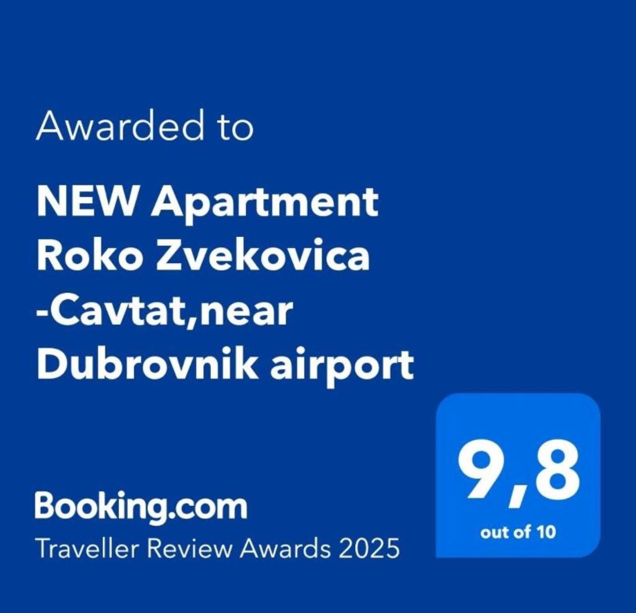 New Apartment Roko Zvekovica -Cavtat,Near Dubrovnik Airport Exterior photo